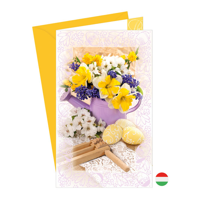 12-666 Easter greeting card HU