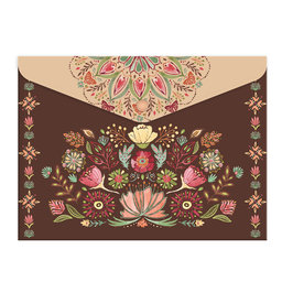 1650-0389 Plastic envelope A4 Floral scape