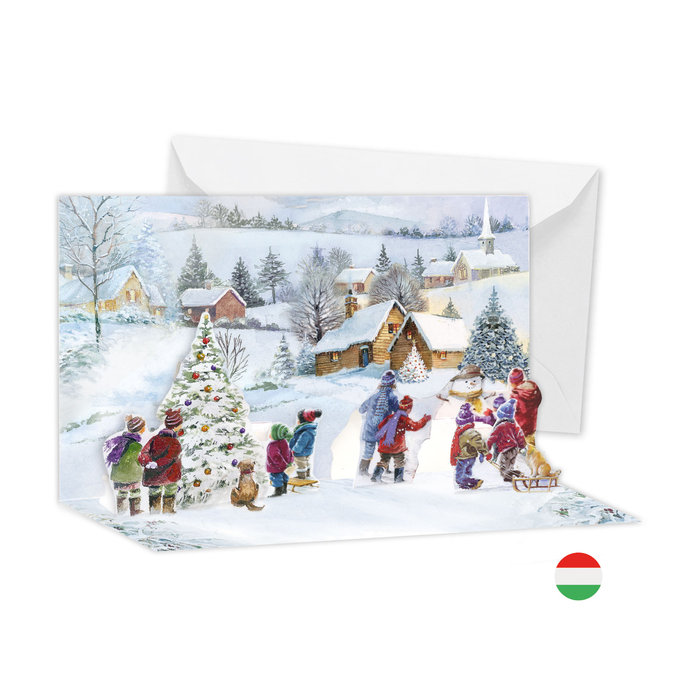 11-5038 Christmas greeting card HU