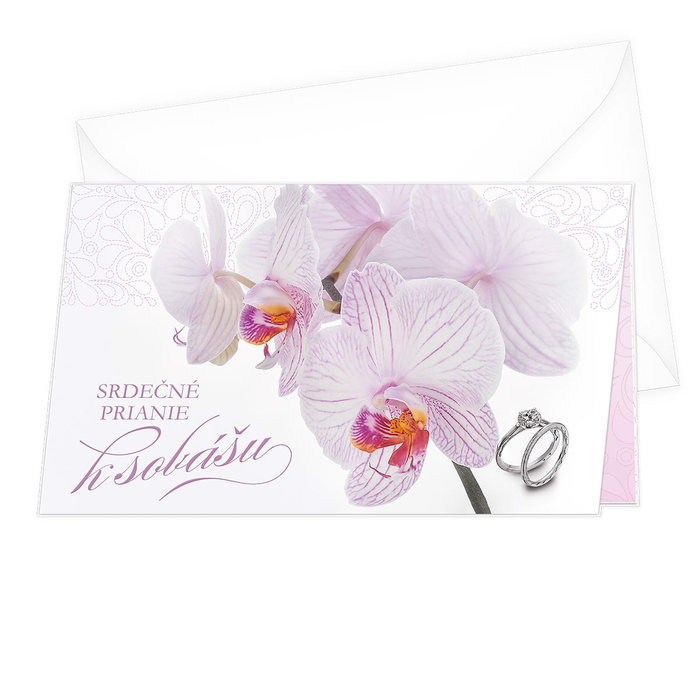 13-6091 Wedding greeting card with money flap SK