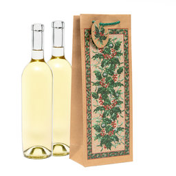 0835-0013 Gift bag for wine SQUARE BOTTLE