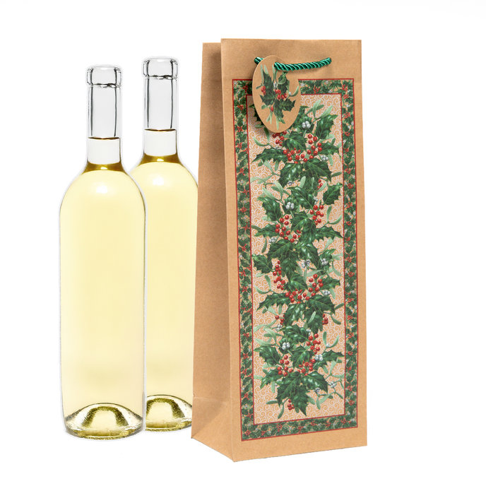 0835-0013 Gift bag for wine SQUARE BOTTLE