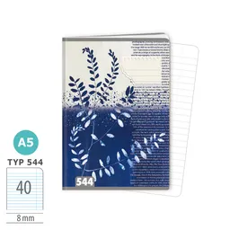 1592-0409-2 Zošit A5, 40 listov, TYP 544 Simply