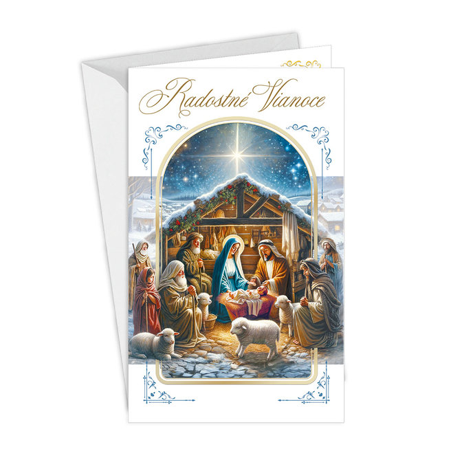 11-6527 Christmas greeting card SK