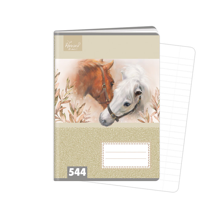 1592-0360 Exercise book A5, TYPE 544 Horses & me