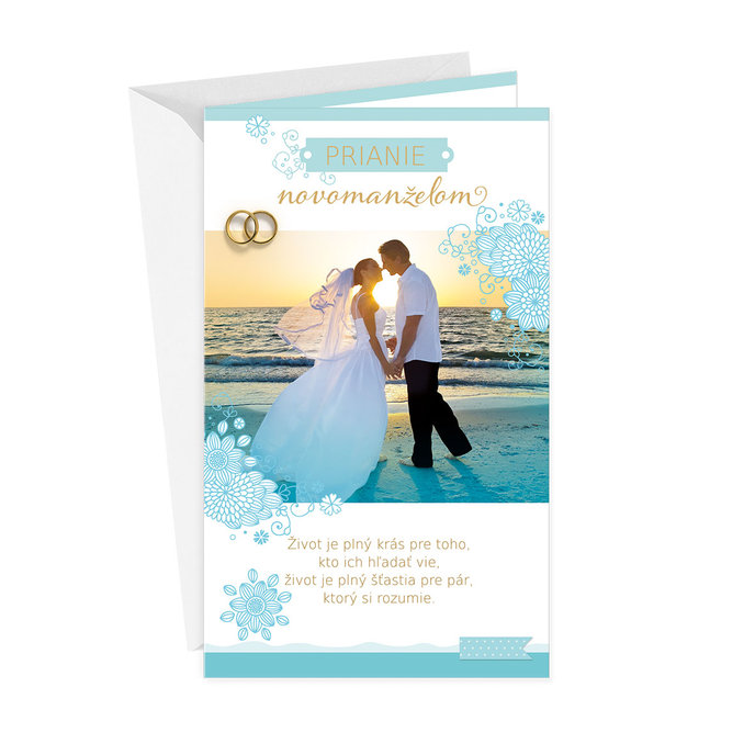 13-6132 Wedding greeting card SK
