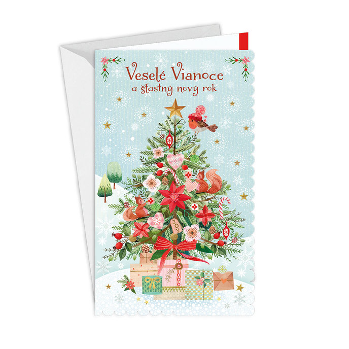 11-6504 Christmas greeting card SK