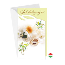 13-61171 Wedding greeting card with money flap HU