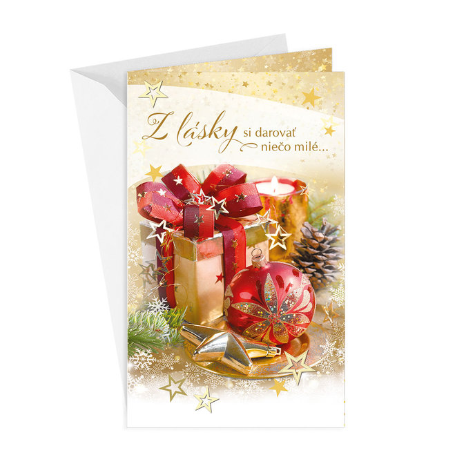 11-6458 Christmas greeting card SK