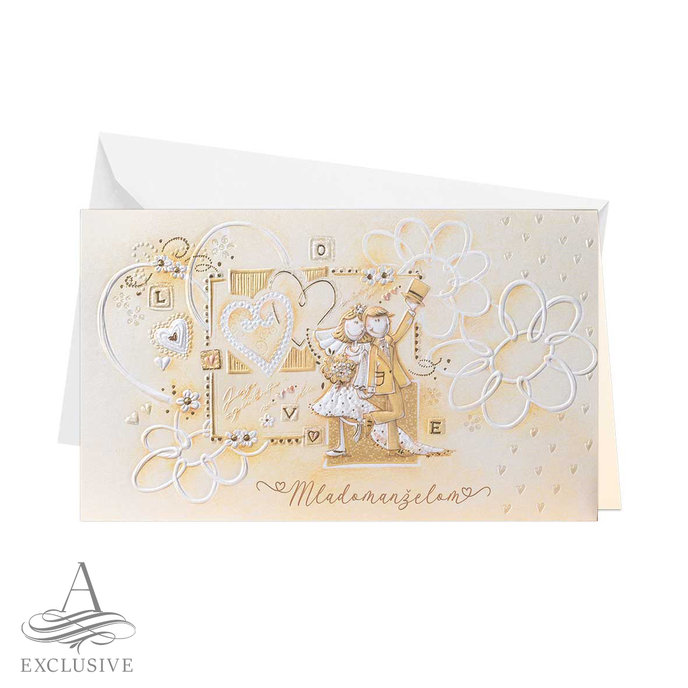 13-6148 Wedding greeting card SK