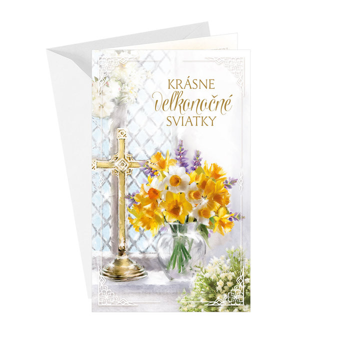 12-6019 Easter greeting card SK