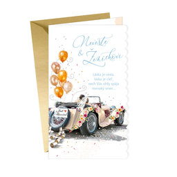 13-6130 Wedding greeting card SK