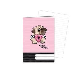 1598-0361-1 Exercise book A6, TYPE 644 Puggy