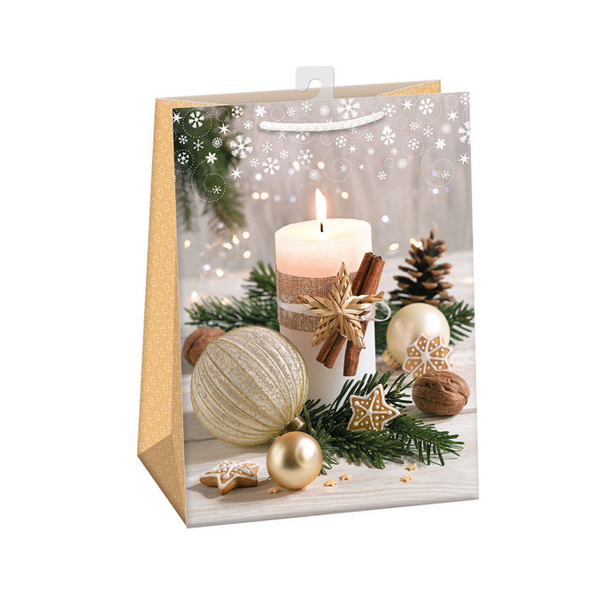 0853-0448 H Darčeková taška vianočná LESKLÁ