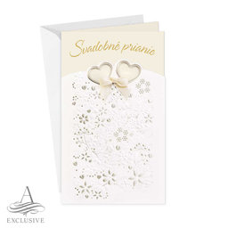 13-432A Wedding greeting card SK