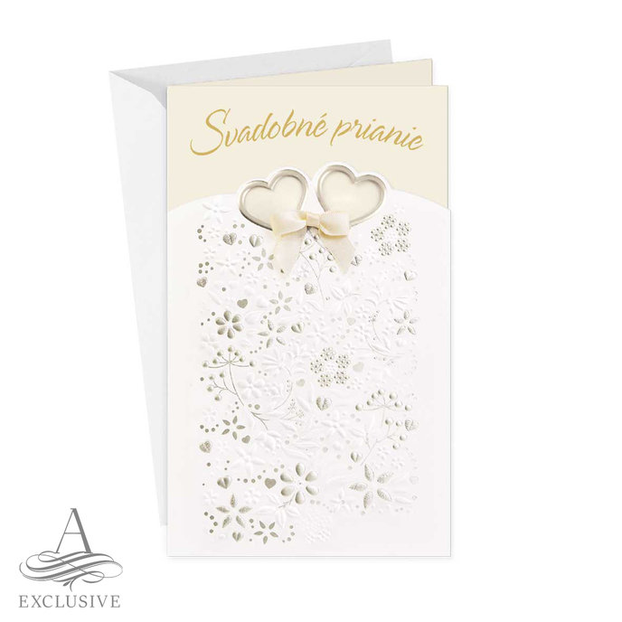 13-432A Wedding greeting card SK