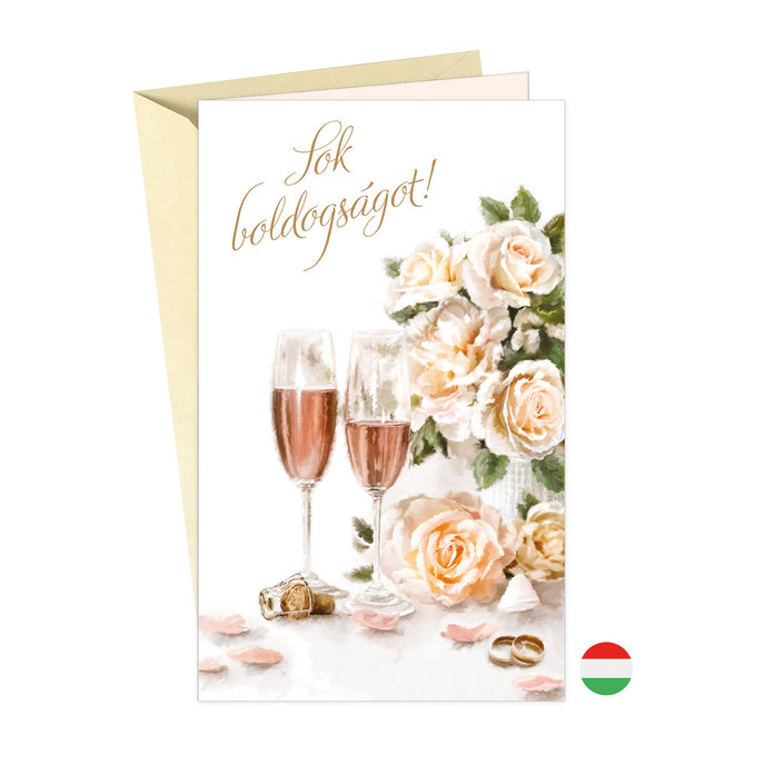 13-6124 Wedding greeting card HU