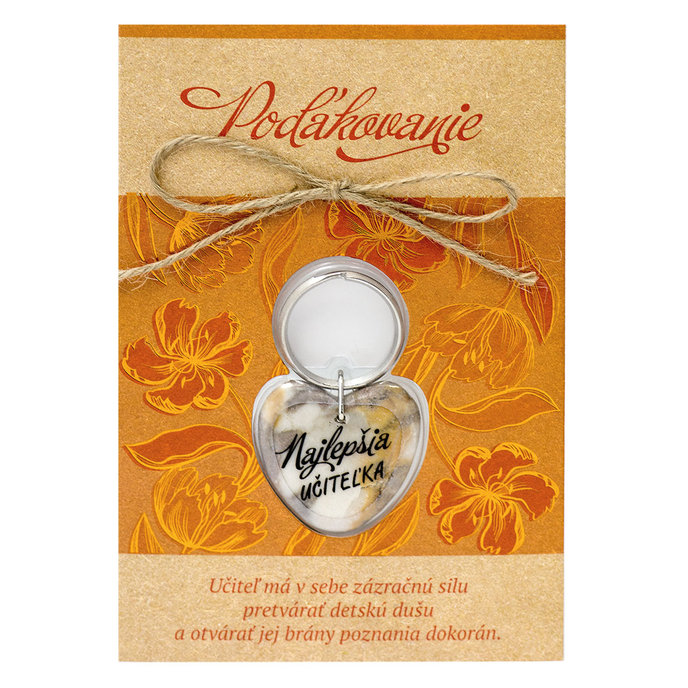 2322-0027 Greeting card with keyring