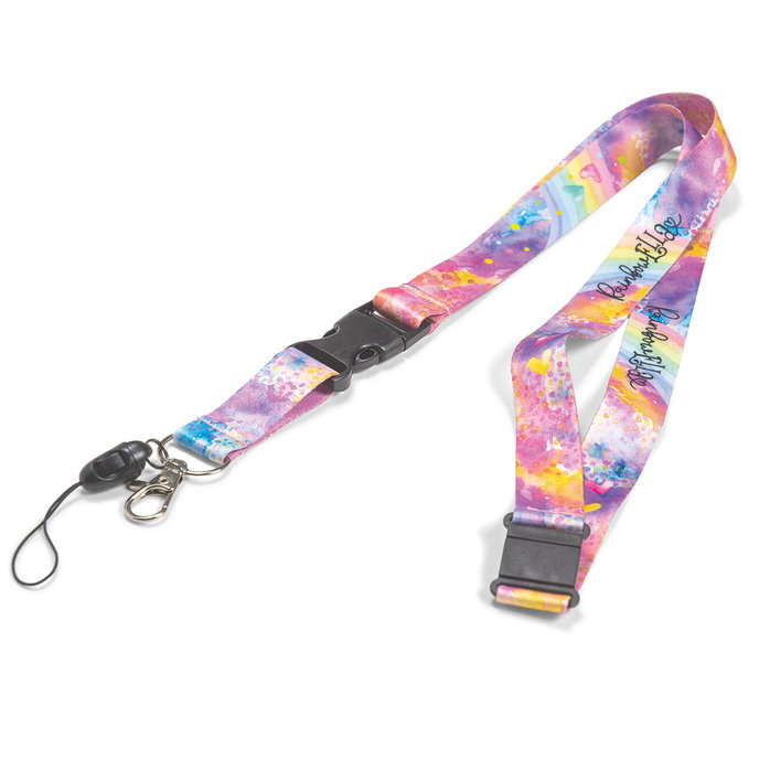 1812-0426 Šnúrka na krk Rainbow Ella