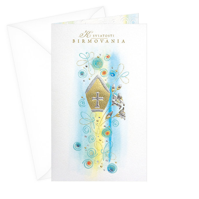 19-623 Blahoprajná karta príležitostná SK/Birmovanie