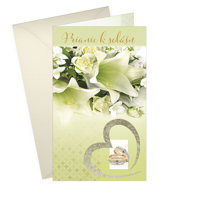 13-6056 Wedding greeting card SK