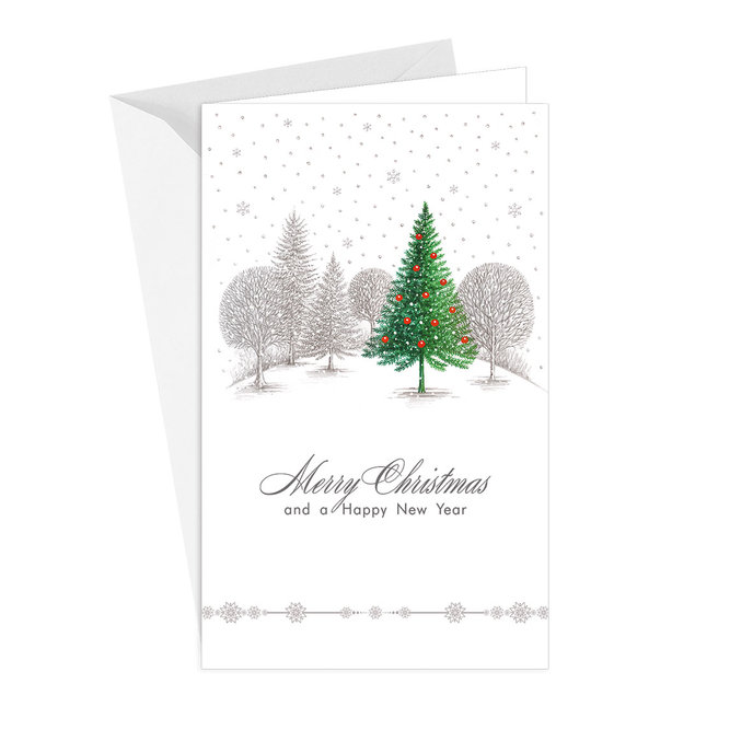 11-6481 Christmas greeting card SK