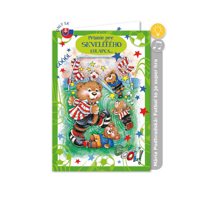 77-8004 Greeting card for children with music SK