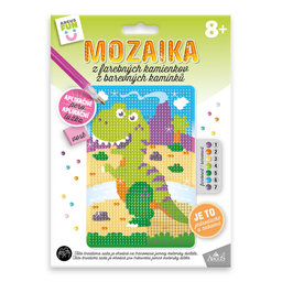 1935-0003 Kreatívna sada - Mozaika z farebných kamienkov