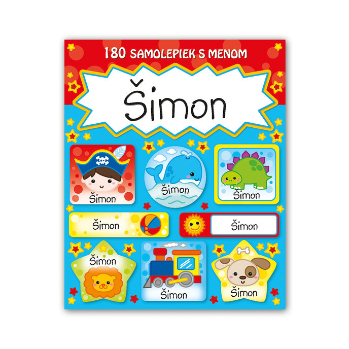 1114-0067 Tear-off block with stickers - 15 sheets, Šimon