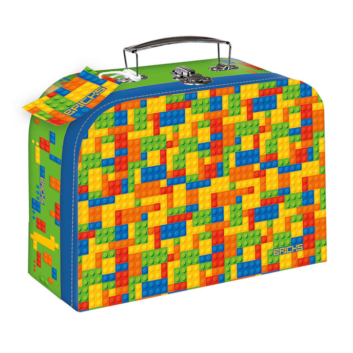 1736-0284 Paper suitcase 35 Colour bricks