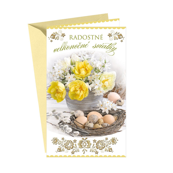 12-6013 Easter greeting card SK