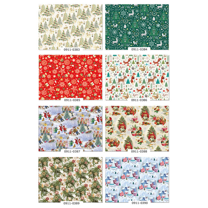 0930-0006 Baliaci papier vianočný 5 m, box 64rol.