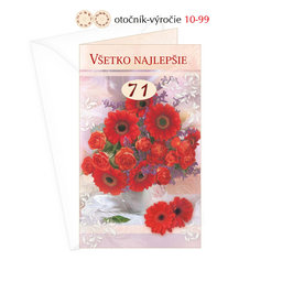 15-6237 Blahoprajná karta gratulačná otočník