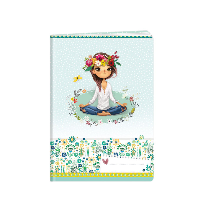1592-0311 Exercise book A5, TYPE 544 Yoga girl
