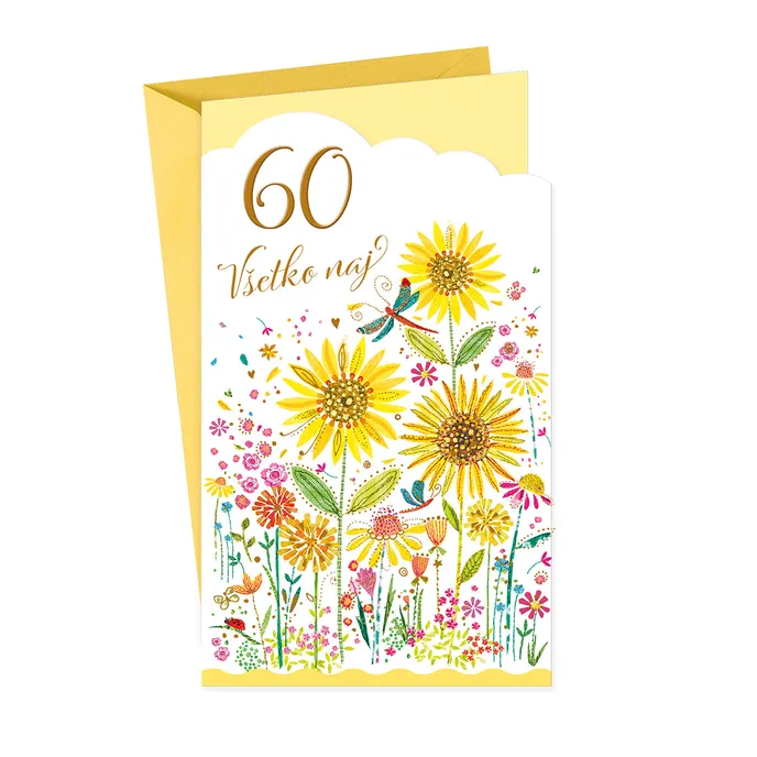 15-6504 Blahoprajná karta gratulačná klopa na peniaze SK/60