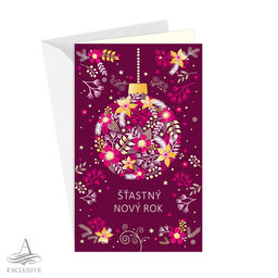 11-6431 Christmas greeting card SK