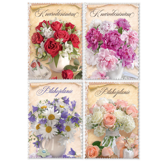 0615-0595s Pohľadnica gratulačná SK