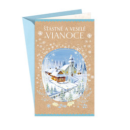 11-6492 Christmas greeting card SK