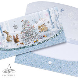 91-6011 Obálka na voucher, vianočná