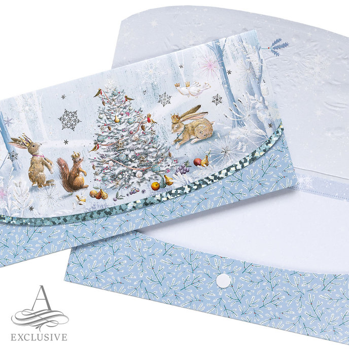 91-6011 Obálka na voucher, vianočná