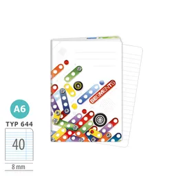 1598-0315 Exercise book A6, TYPE 644 Segments