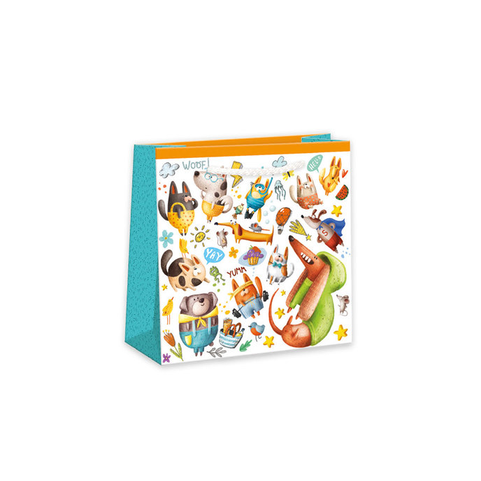 0727-0724 Gift bag PUV Crazy Animals