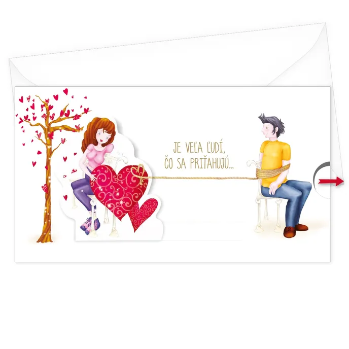 80-002 Blahoprajná karta valentínska