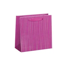 7721-0003 Gift bag SILVER STRIPES