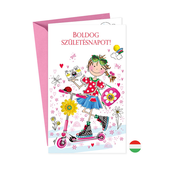 17-6035 Greeting card for children HU