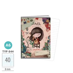 1599-0331 Exercise book A6, TYPE 644 lic. Anekke