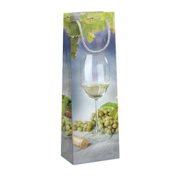 0737-0393 Darčeková taška na víno LESKLÁ