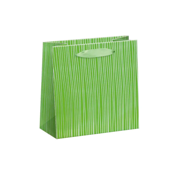7721-0002 Gift bag SILVER STRIPES