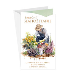 15-6588 Blahoprajná karta gratulačná SK