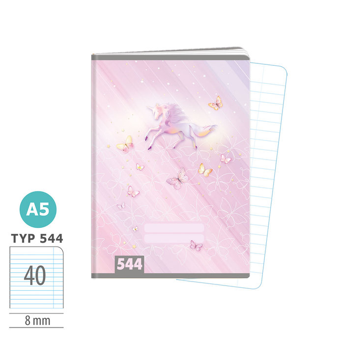 1592-0427 Zošit A5, 40 listov, TYP 544 Sweet Dreams